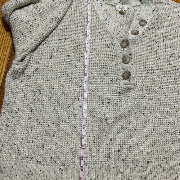 a.n.a Women’s Cozy  Y Neck Long Sleeve Pullover Chunky Knit Sweater Size 2X - Picture 10 of 12